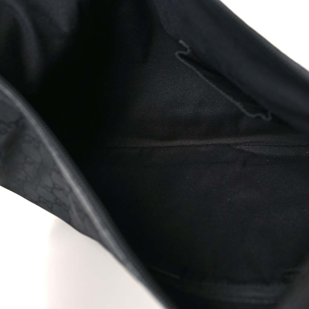 Gucci Denim Large Half Moon Hobo Black #254589G72B - Picture 5 of 12